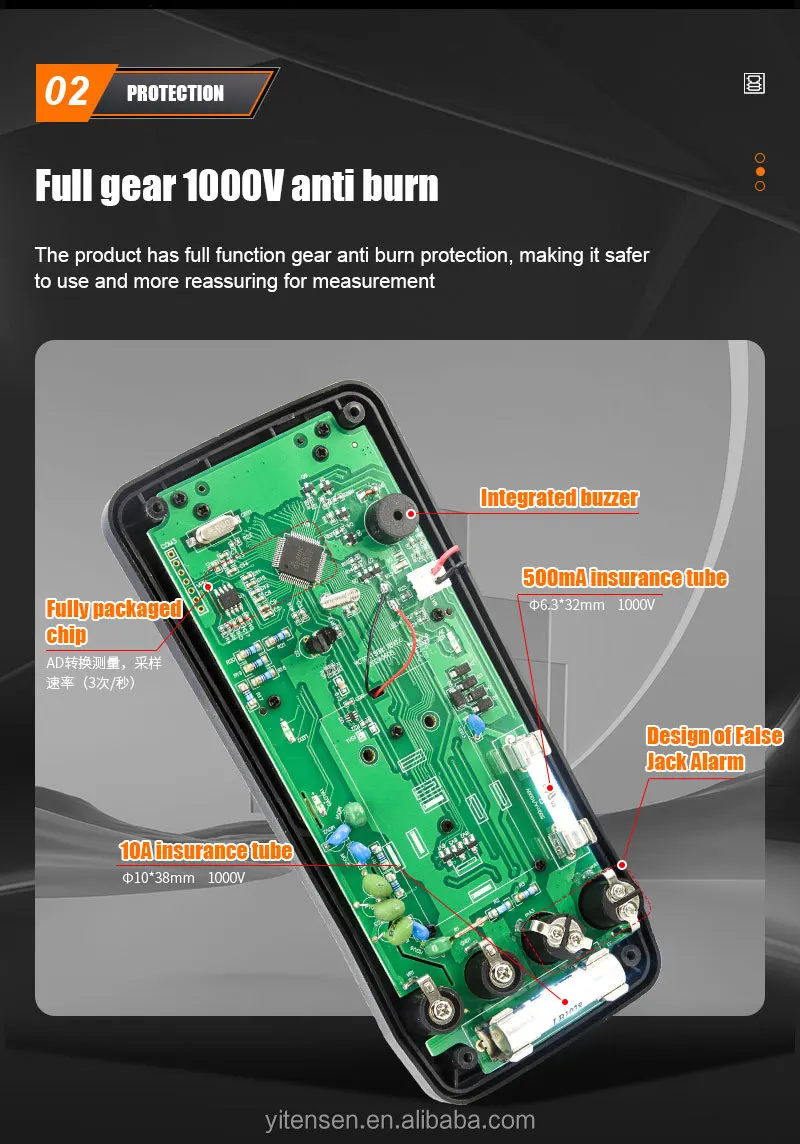 17B MAX HIGH-PRECISION MULTIMETER 6000 Word Display Large Screen High-definition