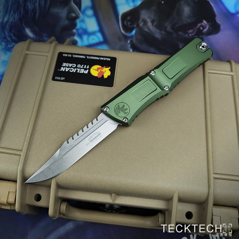GEN 3 COMBAT TROODON 3 Knife Interceptor Blade MICRO TECK TECH M390 CNC Aluminum EDC Self Defense Tactical Pocket Knife TECKTECH 6