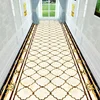Luxury European Long Corridor Carpet Runner Classical Hotel Hallway Decoration Home Aisle Non-slip Long Mat Walkway Rug Washable 1