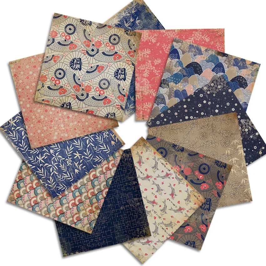 Vintage Japanese Style Craft Paper Pad Set 4