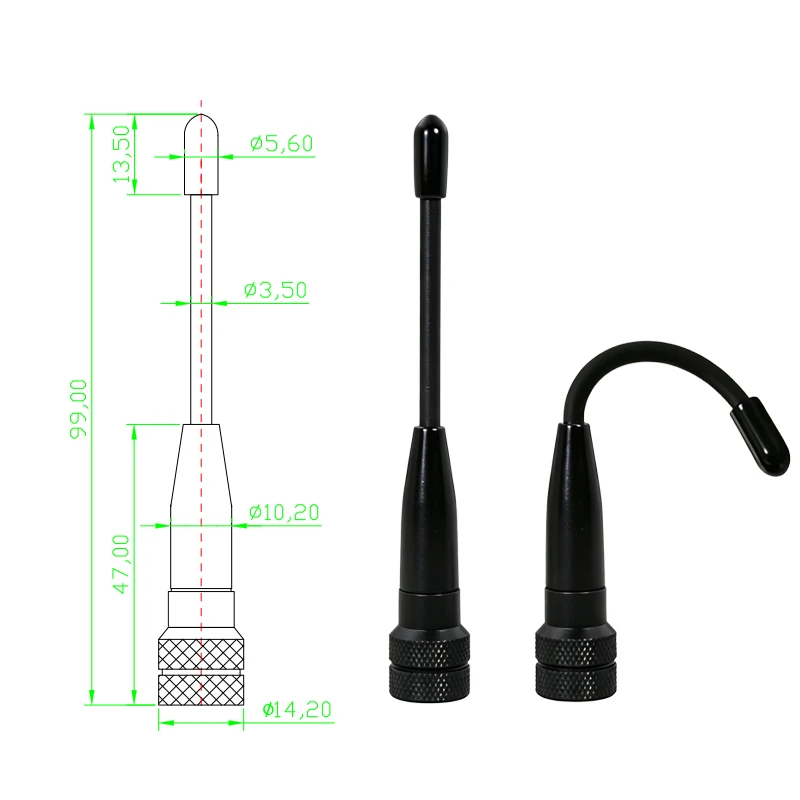 GIZONT LoRa 868MHz 915MHz 소프트 안테나 SMA 소형 안테나 (Meshtastic ESP32 보드용) Lora32u4 II 인터넷 WiFi 안테나 낮은 VSWR
