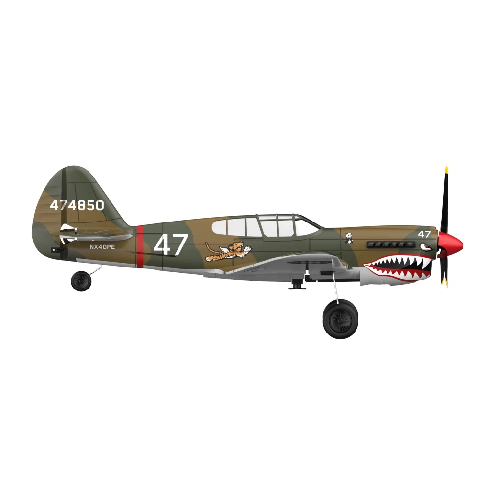 Eachine P-40 P40 Fighter V2 400mm Wingspan 2.4GHz 4CH EPP 6-Axis Gyro One-Key U-Turn Aerobatic RC Airplane BNF/RTF for Beginner