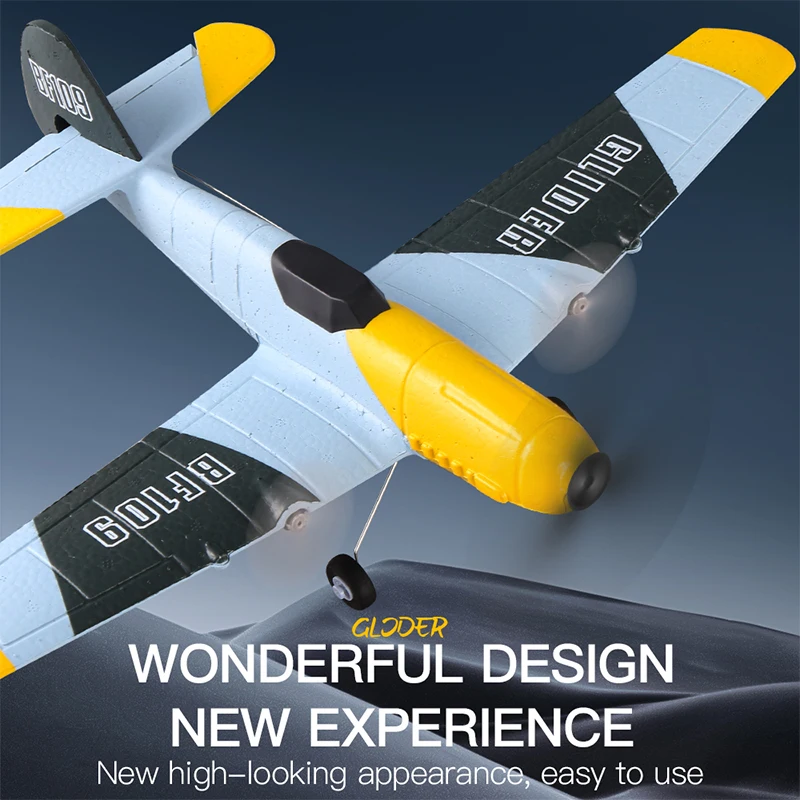 Avion radiocommandé BF109 Professional 2.4G, planeur en mousse EPP, jouet volant pour enfants_voghion.com