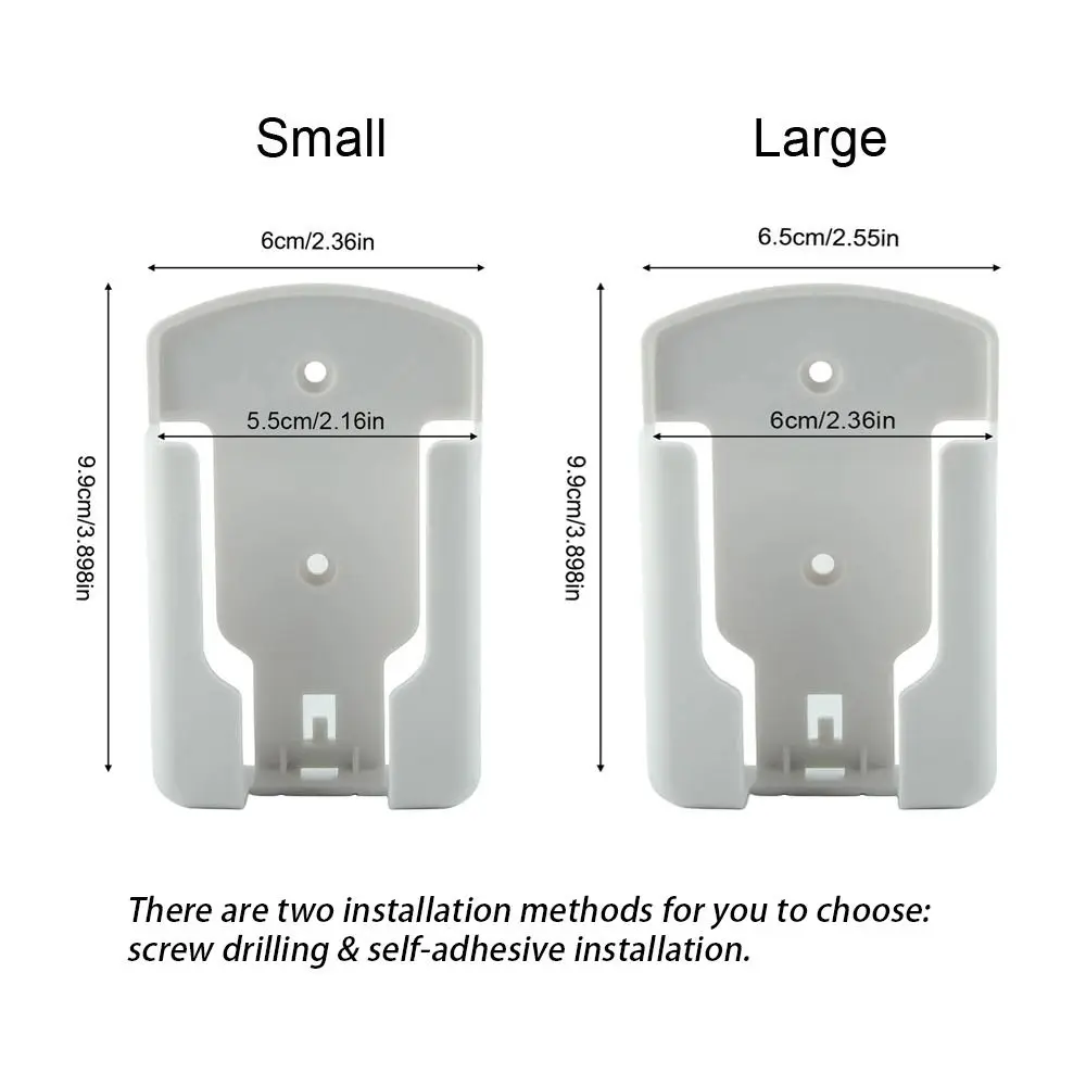1Pcs Wall Shelf Remote Controller Bracket Phone Charging Air Conditioner TV Wall Mount Holder Holeless Installation Universal 6