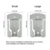 1Pcs Wall Shelf Remote Controller Bracket Phone Charging Air Conditioner TV Wall Mount Holder Holeless Installation Universal 6
