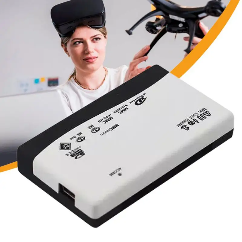 Plug And Play Card Reader 6 In 1 Design High-Speed USB Card Reader Card Reader For Camera Compact Flash Card Reader Preview And