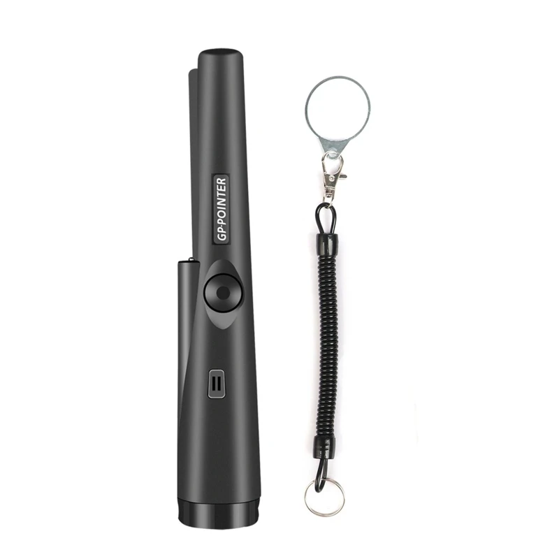 Pinpoint Metal Detector Pinpointer 360 Search Treasure Pinpointing Finder Probe for Adults Kids Buzzer Vibration Sound