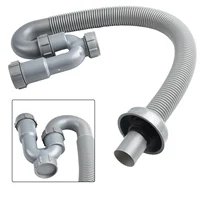 U-shaped Washbasin Water Pipe Sink Sewer Drainage Retractable Shaped Deodorizer Suitable For Kitchen And Bathroom 1
