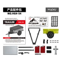 1/14 Small Trailer Plastic Trailer Suitable For Jimny HG4-50 HG4-53 RC Car Remote control Toys 2