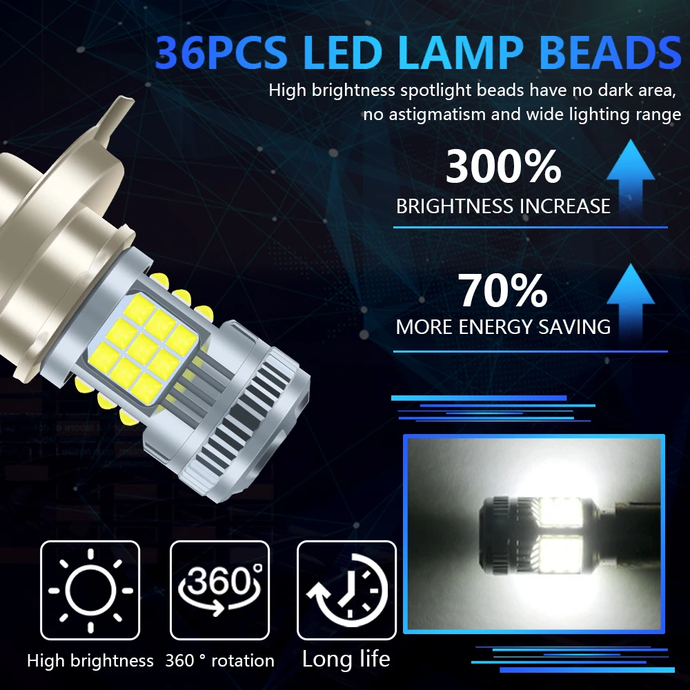 New! Nano Technology LED bulb H4 Special Motorcycle