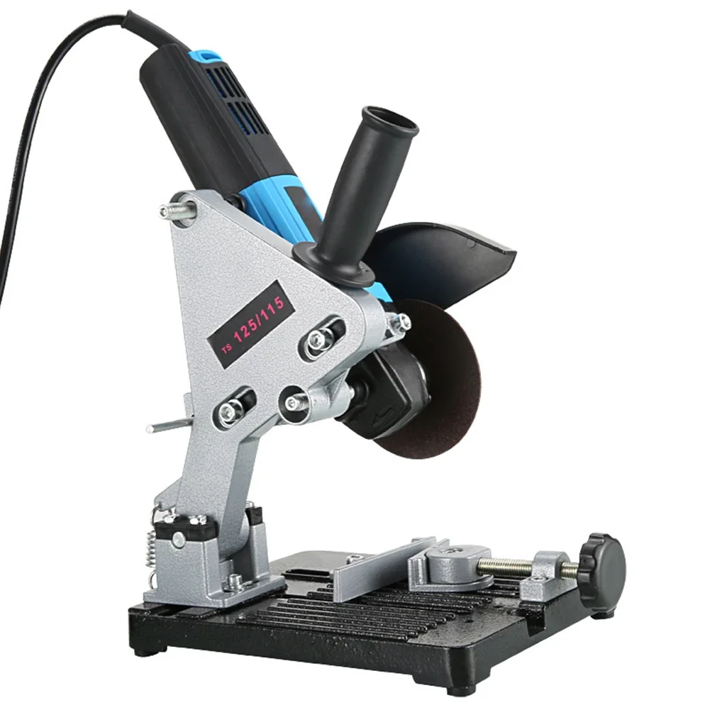 1 Pcs Angle Grinder Stand Grinder Holder Cutter Support For 100/125mm Type Adjustable For Stainless Steel, Iron, Pvc, Wood