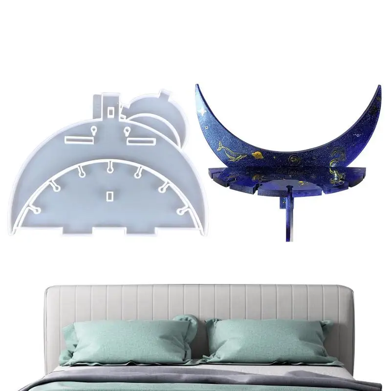 

Silicone Shelf Mold Resin Silicone Molds Wall Storage Mold Easy To Clean And Demould Resin Shelf Mold Silicone For Study And