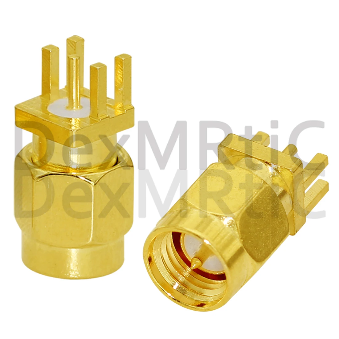 Viele 10 Stück SMA-Stecker, weiblich, RF-Koaxialstecker, Leiterplattenmontage, Endstart, gerade, vergoldet, Großhandel – Detail 4