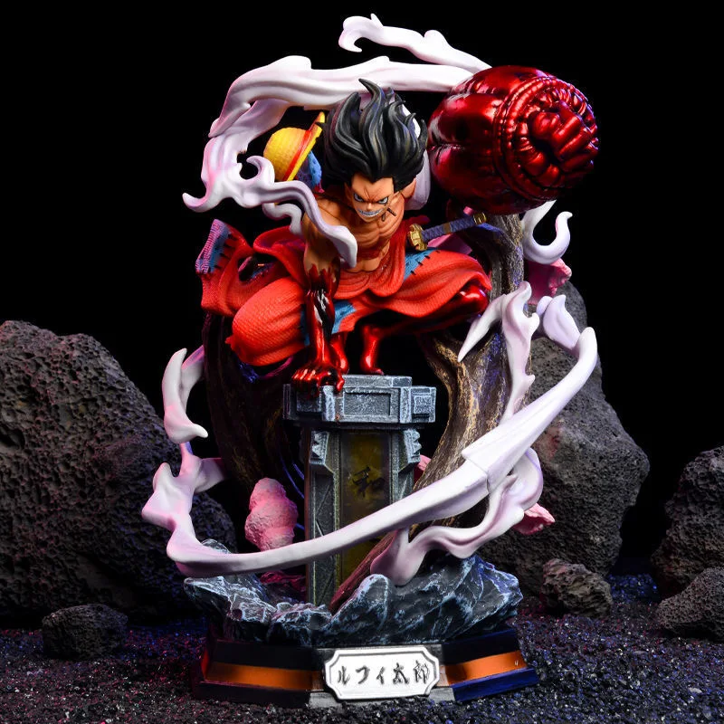  Hewufo Gear 4 Luffy Figures 48CM Big Anime PVC Statue Figures  Collection Figure Model Gift Toys : Toys & Games