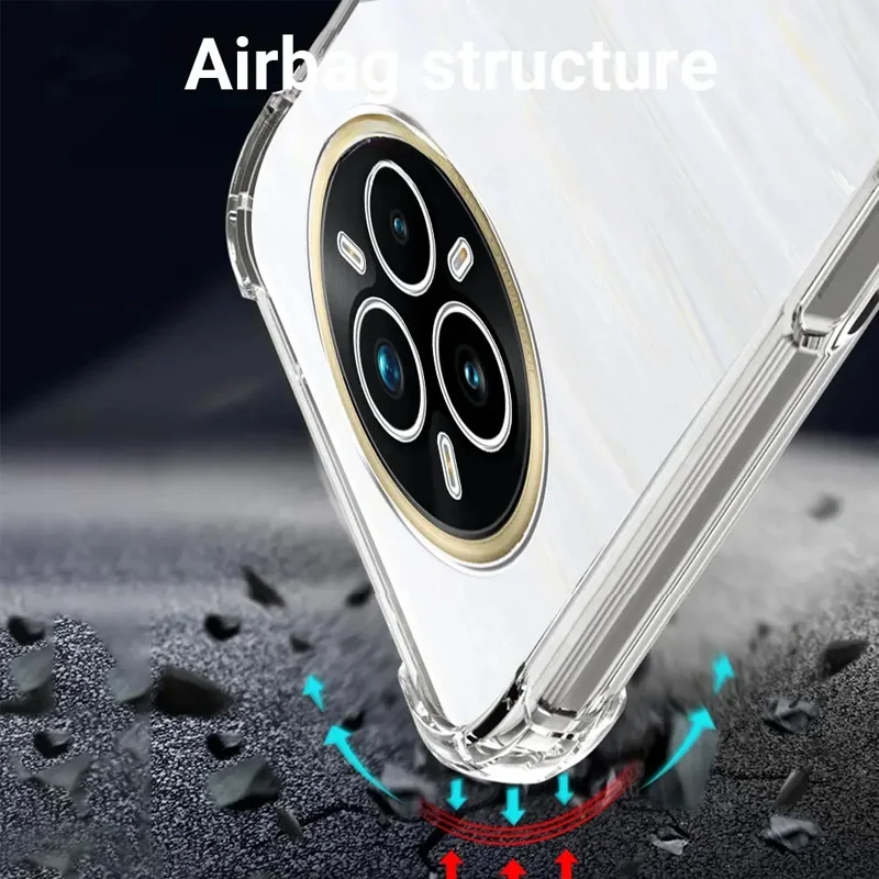 Clear Shockproof Soft Silicone Phone Case - Enhanced Protection Back Shell Coque