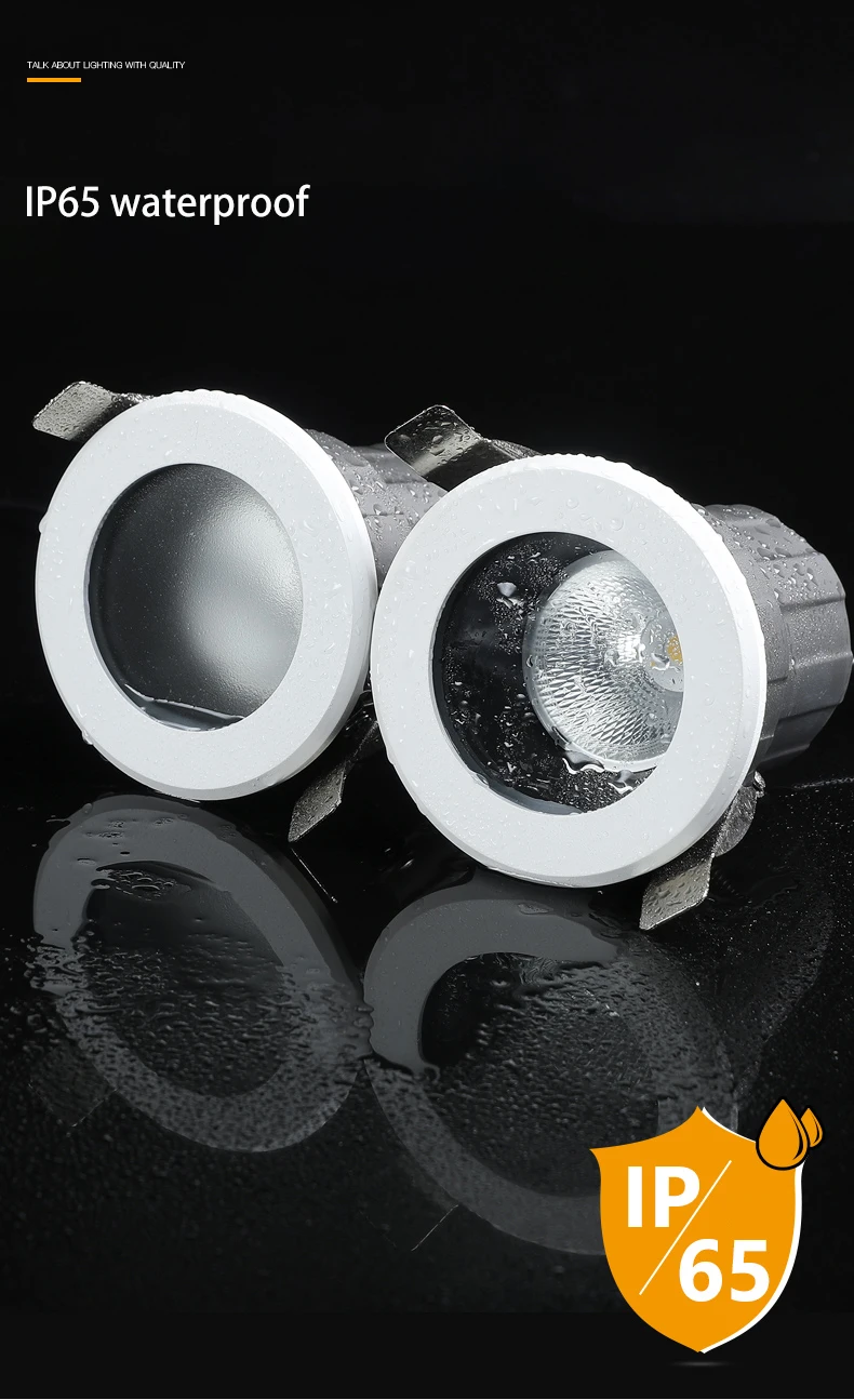 BRGT IP65 LED Spotlights Waterproof Downlight 5W9W12W Aluminum Ceiling Lamp Foco For Outdoor Kitchen Bathroom Indoor Lighting outdoor motion sensor flood lights