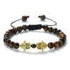 Bracelets en malachite naturelle de 6 mm pour hommes, bracelets de poignet faits à la main, réglables, mode, pour femmes, bijoux de guérison énergétique Bouddha, cadeau pour couple