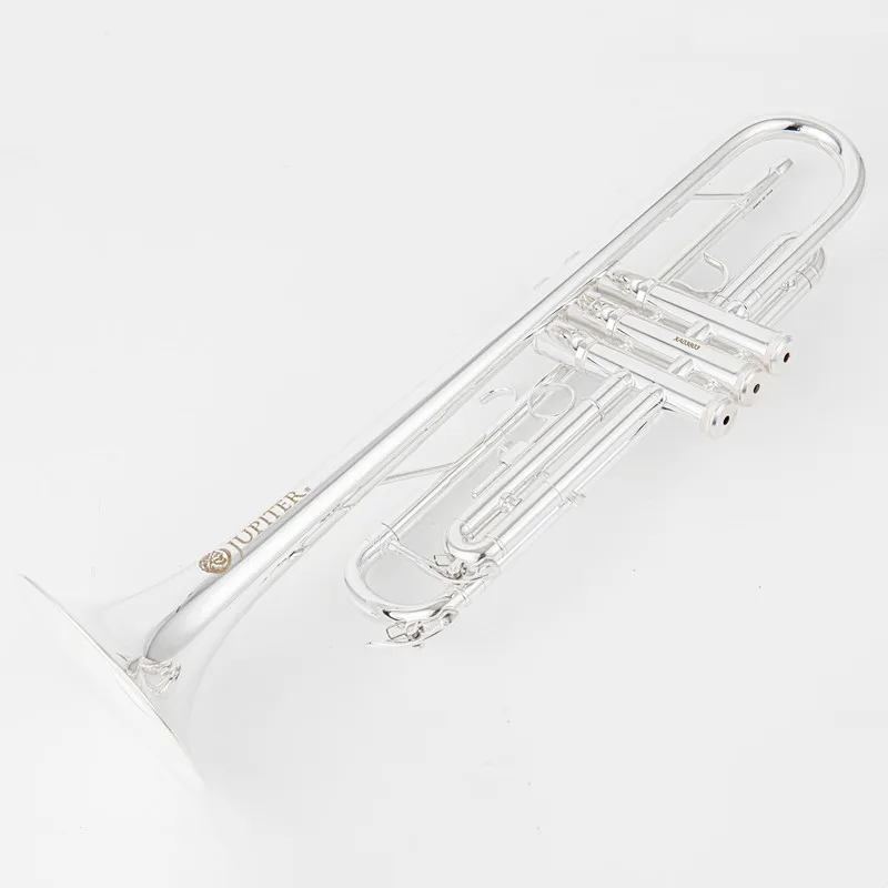 Jupiter JTR-1100SQ Professional Trumpet B-flat Brass silver plate Trumpet Jazz Instruments Band Horn Beginner S With