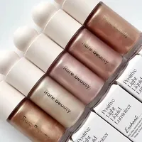 Rare Beauty Crème-à-poudre blush, Contouring 3D pour le visage, Bronzer liquide, Highlighter lisse, Ombre à paupières, Waterproof, Éclaircissant, Maquillage Flash 3