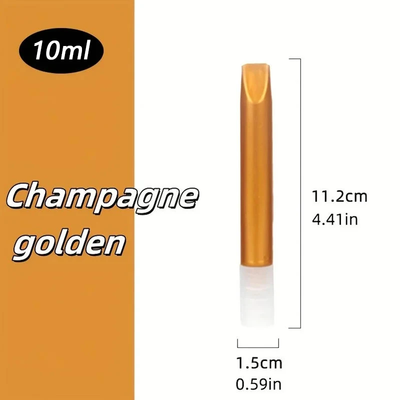 10ml 진주빛 아크릴 트레이싱 펜, 유리 페인팅용 3D 메탈릭 색소 함유, 골드 & 실버 3D 아웃라인 펜