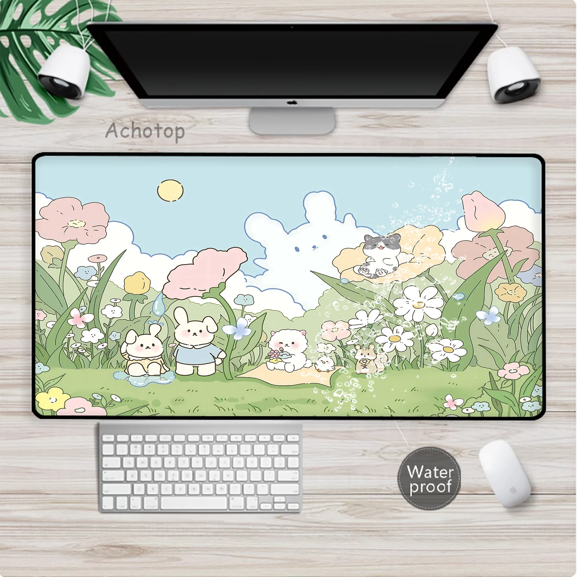 

Waterproof kawaii Gaming Mouse Pad Large Mouse Mat HD Print Laptop Mouse Carpet Game Carpet Keyboard Pads Gamer Desk Mat