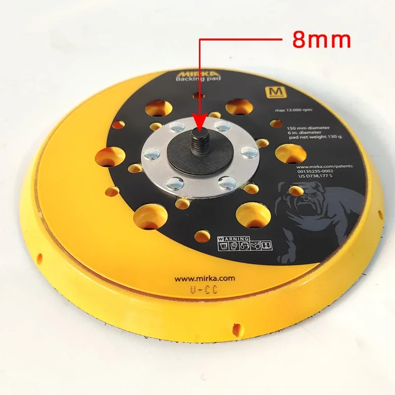 

Original Authentic 6 "Tray MIKRA Electro-pneumatic Dry Grinding Machine Accessories Base Stick Disk Barb Grinding Head Disk