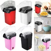 1200W Popcorn Machine High Popping Rate Hot Air Popcorn Popper Fast Electric Hot Air Popcorn Maker for Home 1