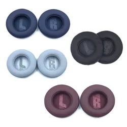 2PCS Leather Earpads Soft Foam Ear Pads Cushions Cover Replacement for Jbl Live 400BT / 460NC Wireless Headphones Earmuffs