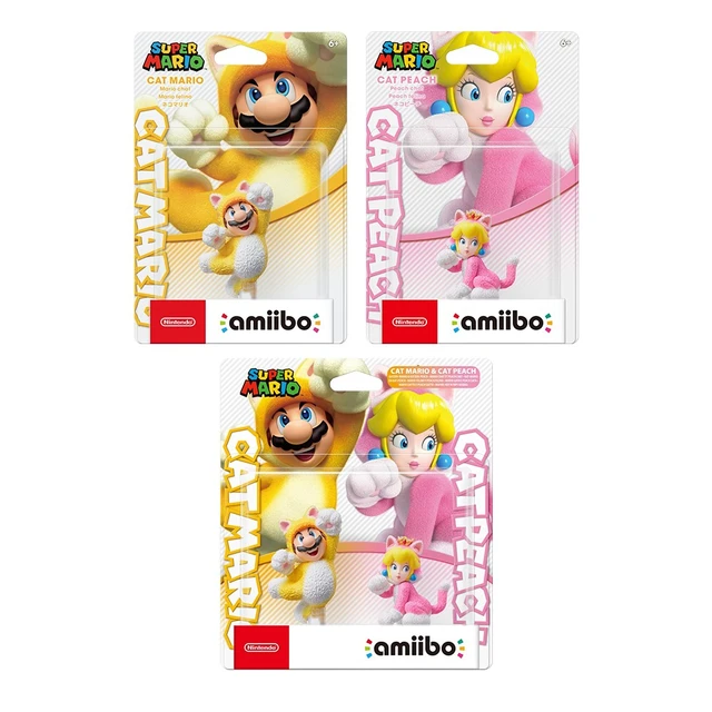 Nintendo Amiibo Mario Feline and Peach Felina (2 in 1 Pack)