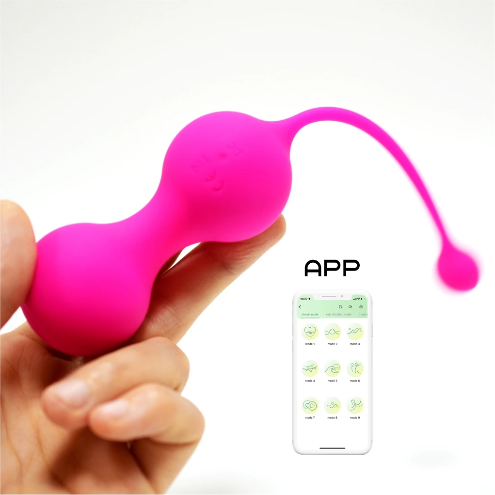 APP multi frequency dual motor super vibration pussy ball vaginal massage G-spot orgasmic products with multiple ranges to tease