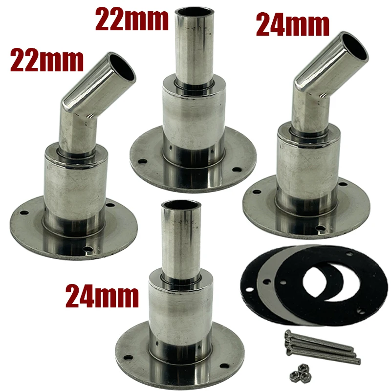 22mm/24mm Stainless Steel Thru Hull Exhaust Fitting Tube Pipe Socket Hardware Part for Car Boat Truck Van diesel heater exhaust pipe,air diesel heater duct pipe,air diesel heater,diesel heater,air heater exhaust connector,car heater accessories