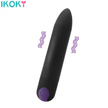 IKOKY Vaginal Massager 10 Frequency Strong Vibration Clitoris Stimulator Dildo Bullet Vibrators Sex Toys For Women USB Charge 4