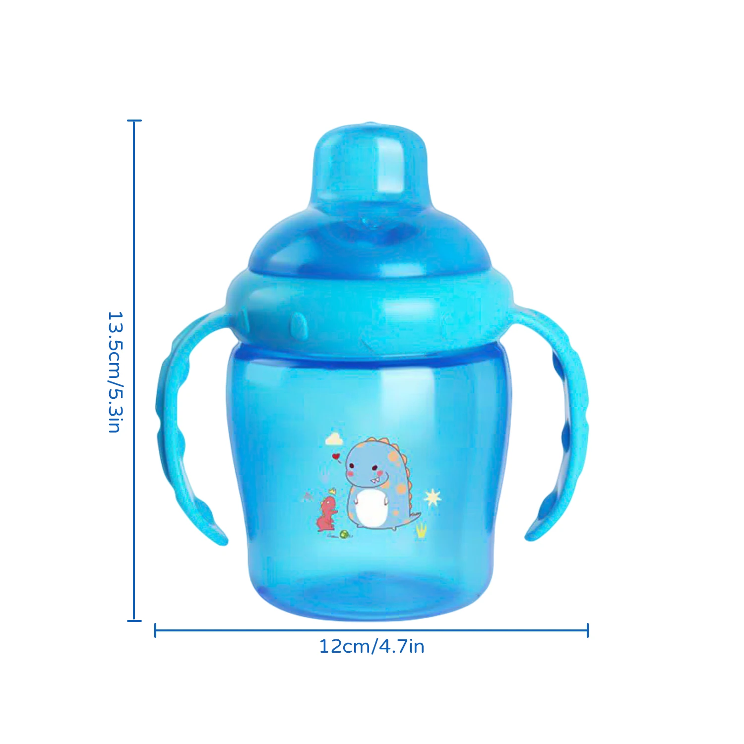 Duckbill Cup 7-36 months old baby thick silicone with handle 225ml 2 colors BPA free