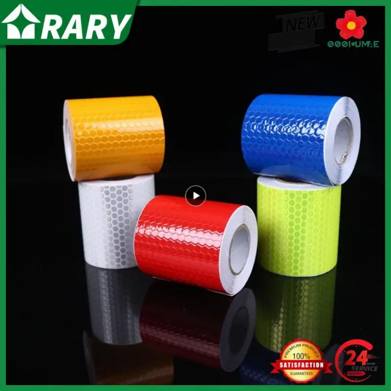 

1PCS 100cm*5cm Car Reflective Safety Warning Car Decoration Sticker Reflector Protective Strip Film Auto Motorcycle