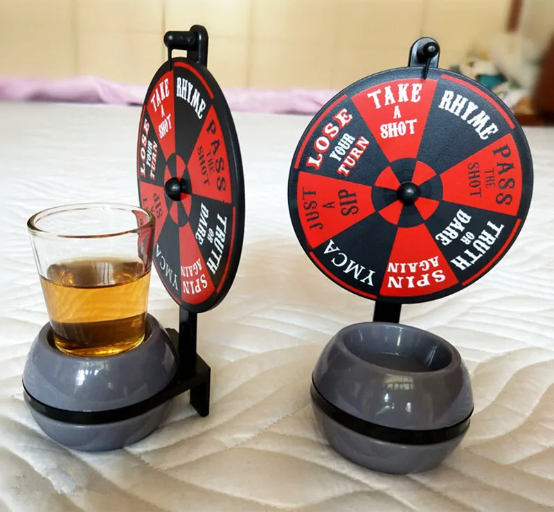 

wheel of shots Drinking GameS Bar Night COFFEE Funny PARTY GAMES Props Tools