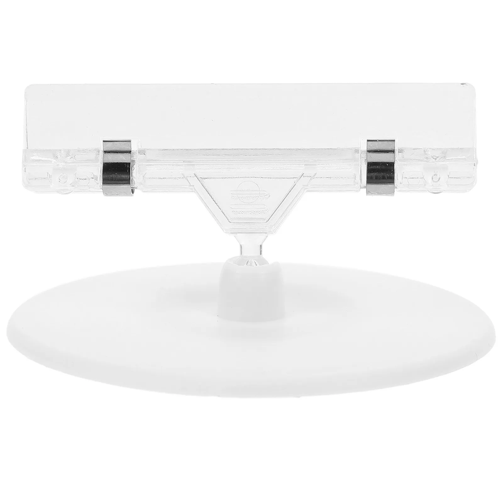 5Pcs 가격 광고 클립 회전식 사인 홀더 라운드 베이스 테이블 번호 카드 사진 장소 카드 메모 디스플레이 스탠드