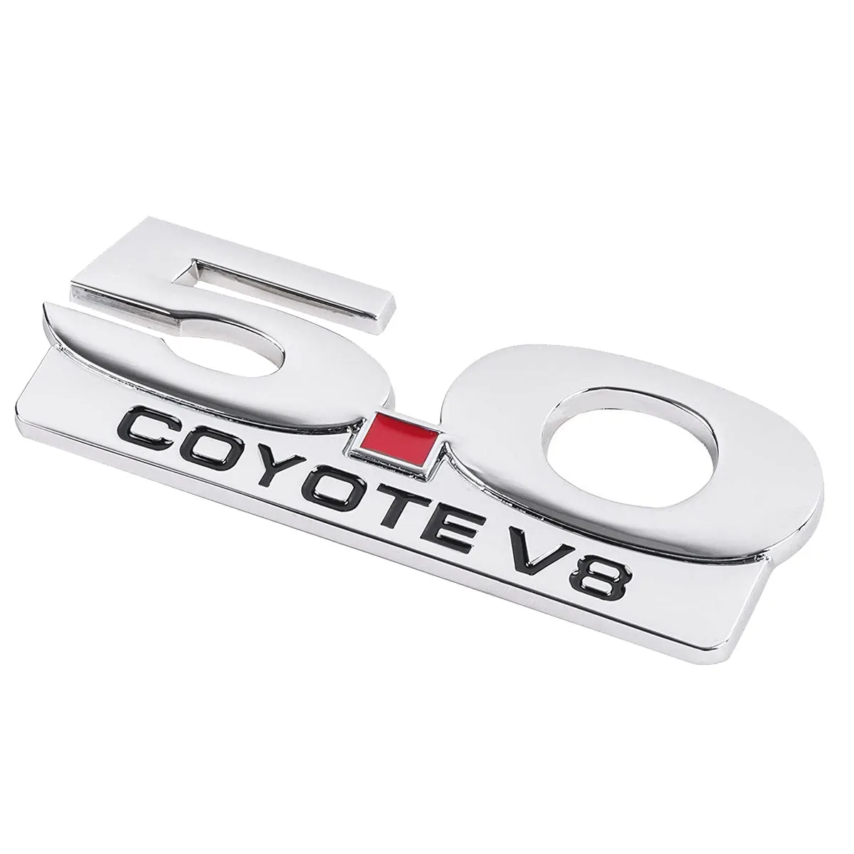 5.0 Coyote V8 Emblema Per 11-14 Ford Mustang F150 F250 F350 Chrome Side Body Fender Emblemi Decalcomania Sticker Badge Targhetta