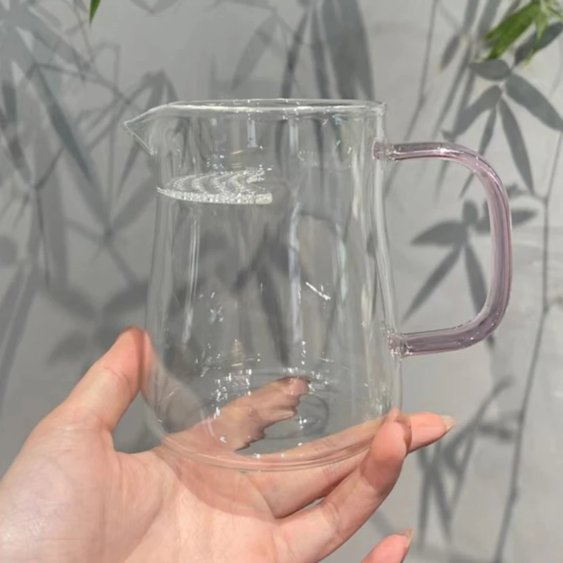 

Thickened Heat-resistant Glass, Pink and Fair Cup, High Borosilicate Belt Filtration, Large Capacity, Extremely Simple Air