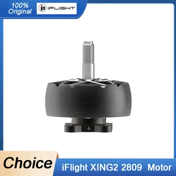 iFlight XING2 2809 1250KV 4-6S Brushless Motor Unibell With 5mm Titanium Alloy Shaft Compatible 7-8inch Propeller for FPV Drone 1