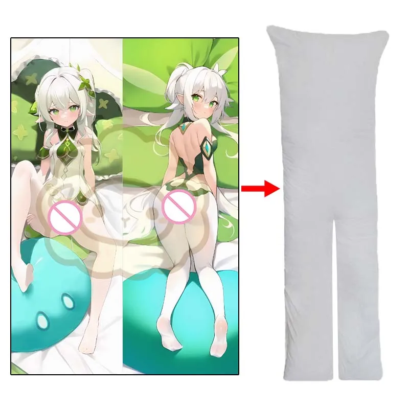 

Anime Genshin Impact Whole Body Nahida Split Legs Dakimakura Onahole Body Waifu Bedding Pillows Decor 50x150cm Cosplay Props