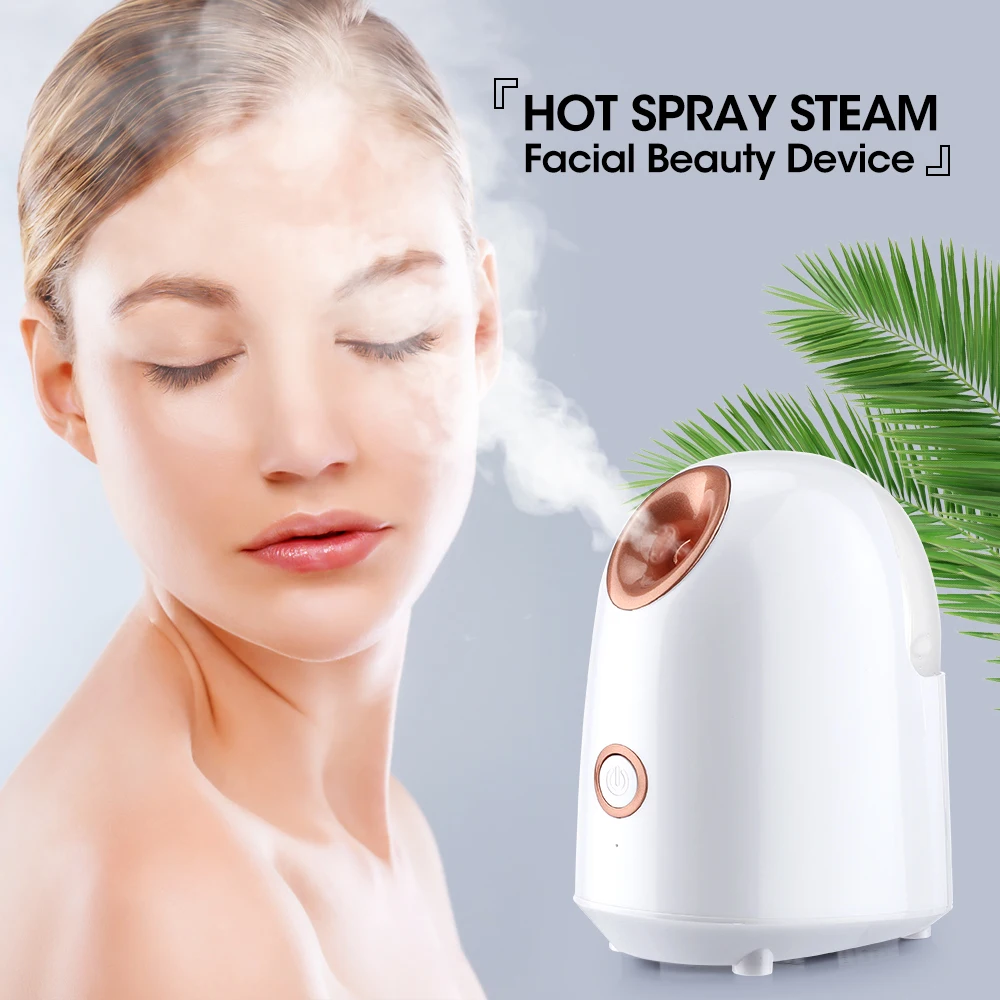 ผิวหน้า Steamer ร้อนสเปรย์บำรุงผิวหน้าสปามืออาชีพ Nano Mist Steam