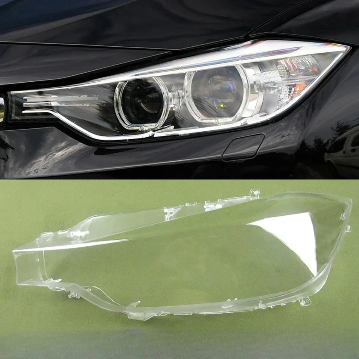 

Прозрачная маска-абажур для передних фар BMW 3 серии F30 F35 320 328 316 335 2013