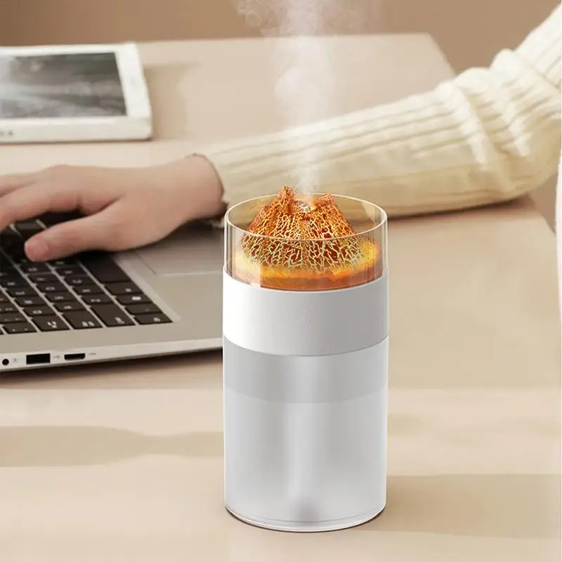 주방 거실용 휴대용 아로마 테라피 기계, 안개 스프레이 가습기, 자동차 스프레이, 시원한 공기 화산 가습기