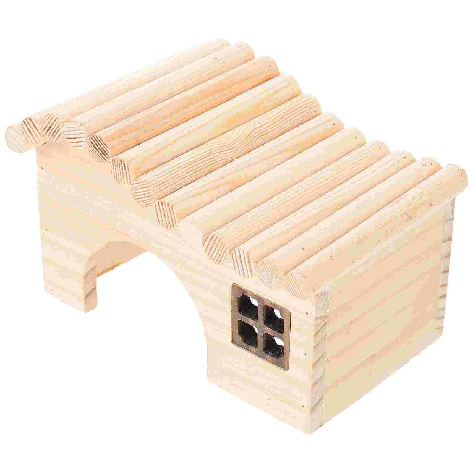 

Hamster Sleeping House Decorative Hamster Nest Wooden Hamster House Pet Supply