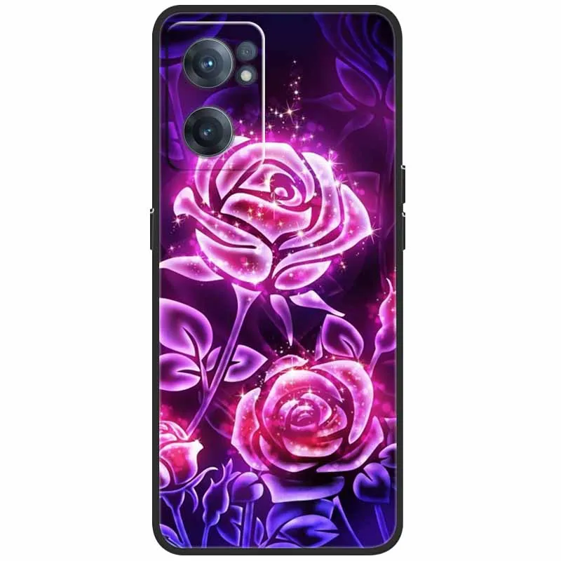 OnePlus Nord CE 2 5G 용 케이스, Capa TPU 소프트 페인트 쿨 블랙 커버, 휴대폰 케이스, Funda Coque 프로텍터