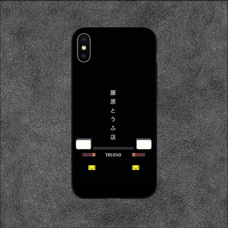 Classic Japan Cartoon Initial D Silicon Soft Shell Phone Case