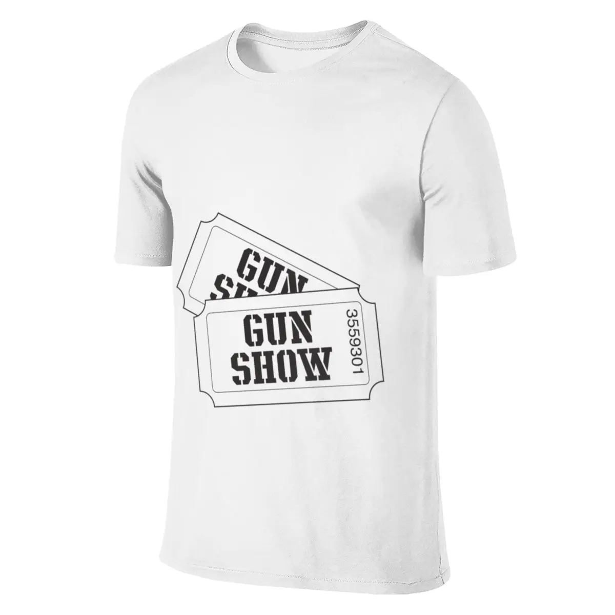 

Two Tickets To The Gun Show Men's short sleeve t-shirt Slim Fit Tops Shirts