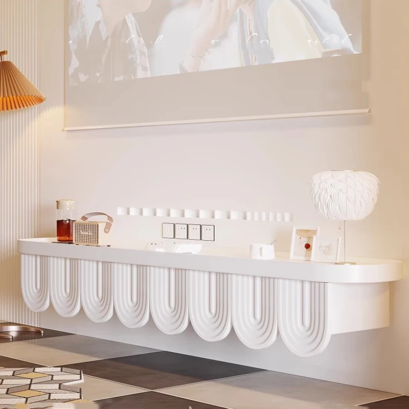 

Acrylic Cabinet Modern Simple Floating Bedroom Storage Art Design Universal Cabinet Beautiful White Meubles House Furniture