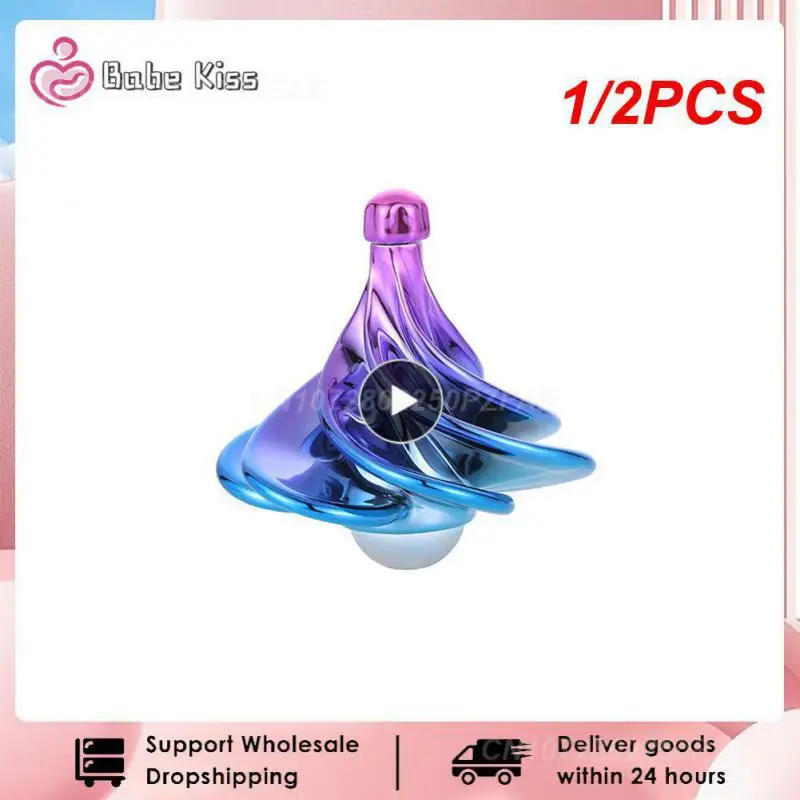 

1/2PCS Funny Desk Wind BlowingToy Rotating Pocket Toy Fidget Kinetic Spinner Adult Stress Relief Toys For Children Birthday