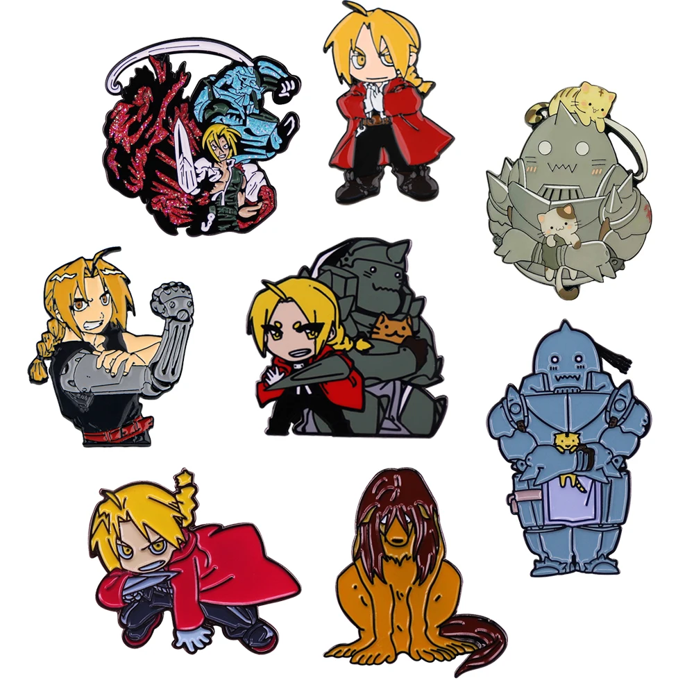 

Japanese Anime Pins for Backpacks Badges on Manga Enamel Pin Accessories Jewelry Cute Things Brooches Gift